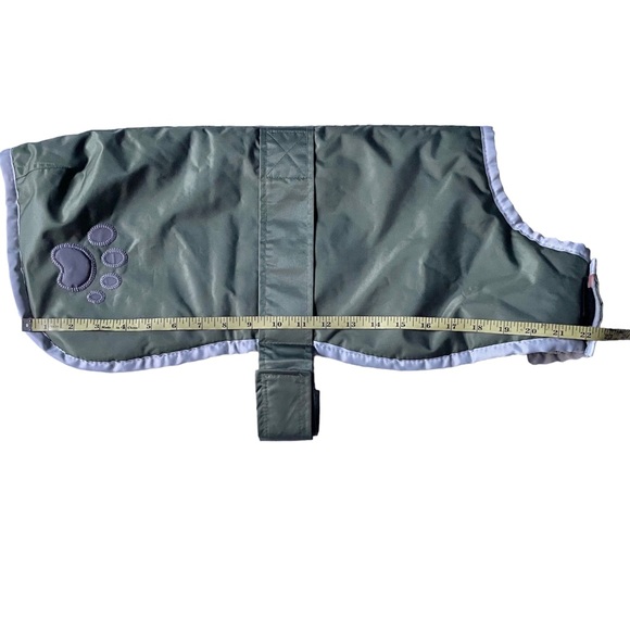 2-1 REVERSIBLE Dog Coat Orange Olive Camo L EUC - Picture 8 of 13